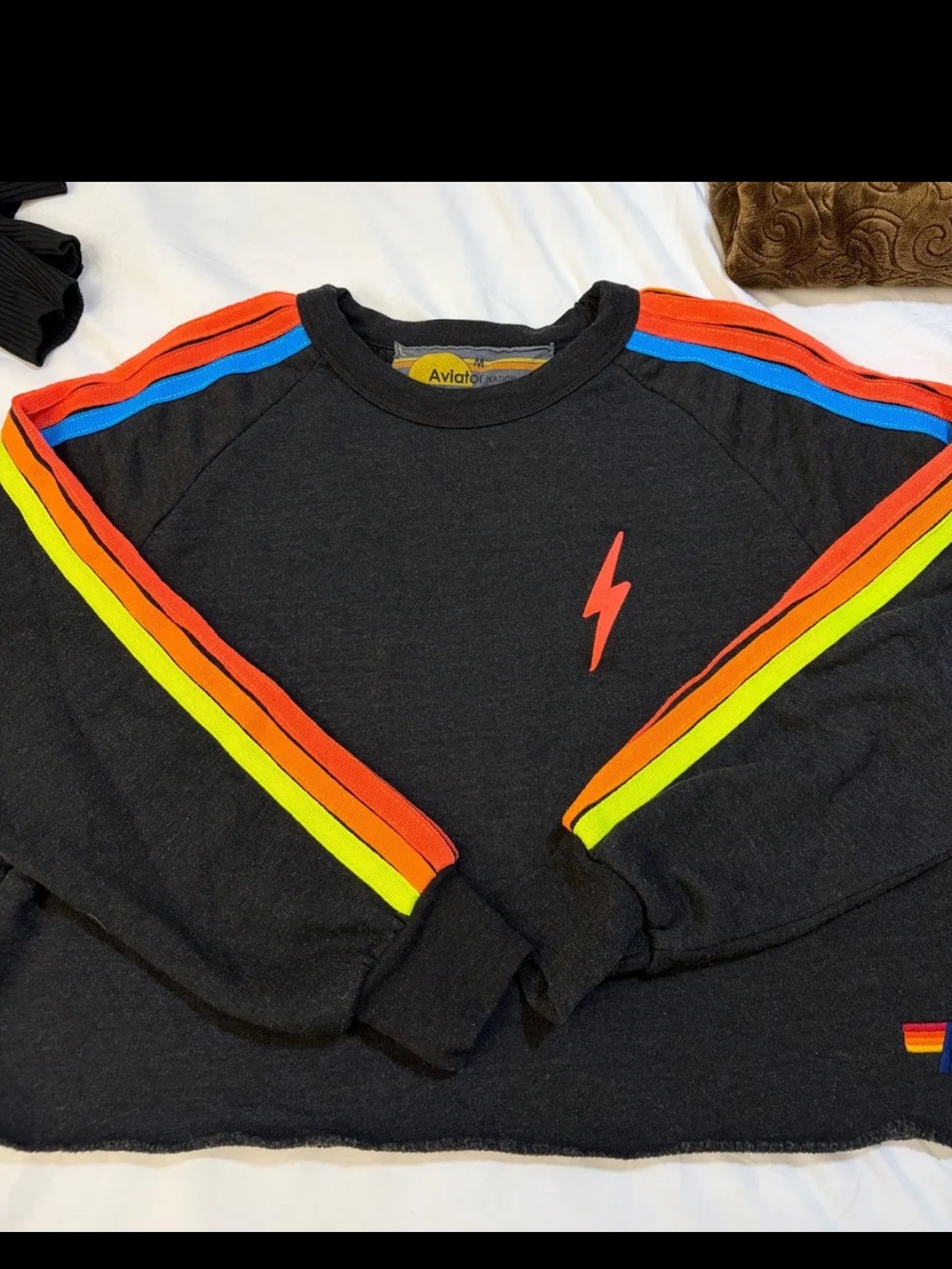 Aviator Nation Cropped Sweatshirt